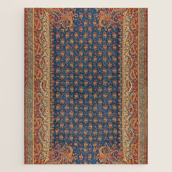 Antique English Axminster Carpet Print Jigsaw Puzzle Gallery Image 1