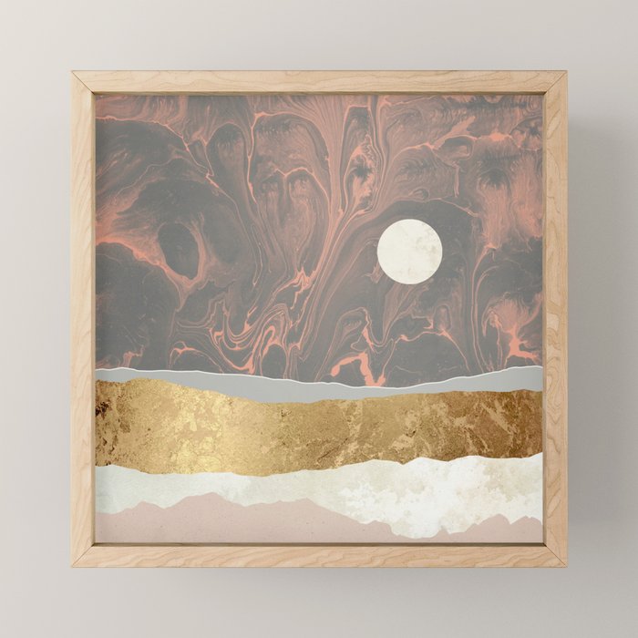 Coral Sky Mini Art Print Gallery Image 1
