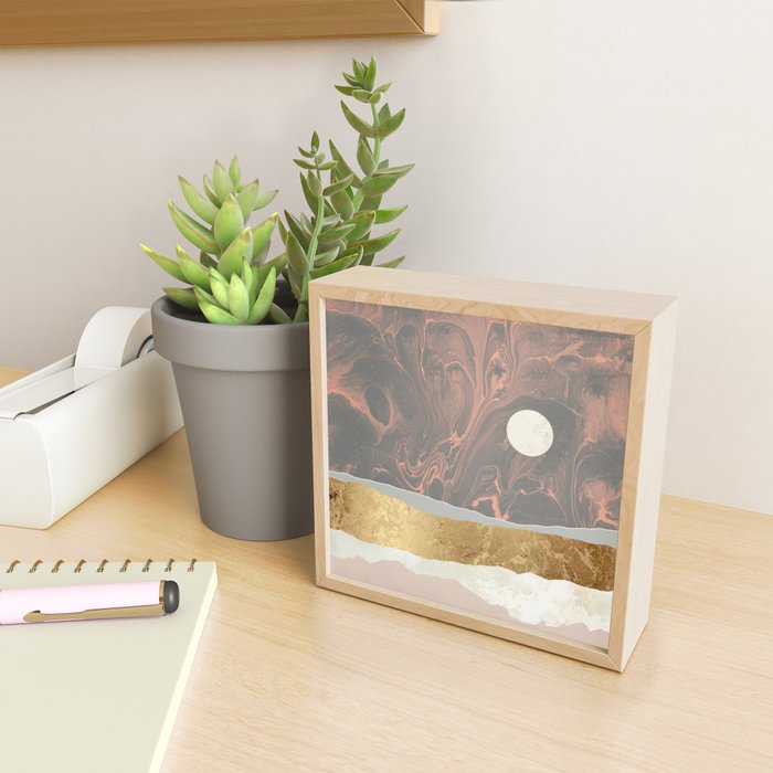 Coral Sky Mini Art Print Gallery Image 2