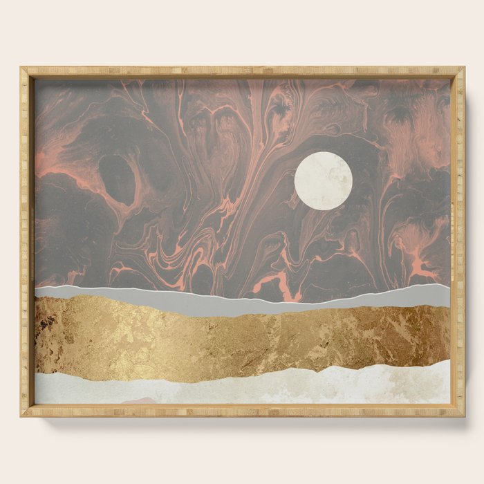 Coral Sky Serving Tray Gallery Image 1