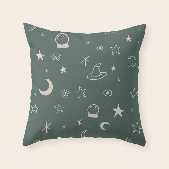 Witchy Season Throw Pillow Gallery Image 6