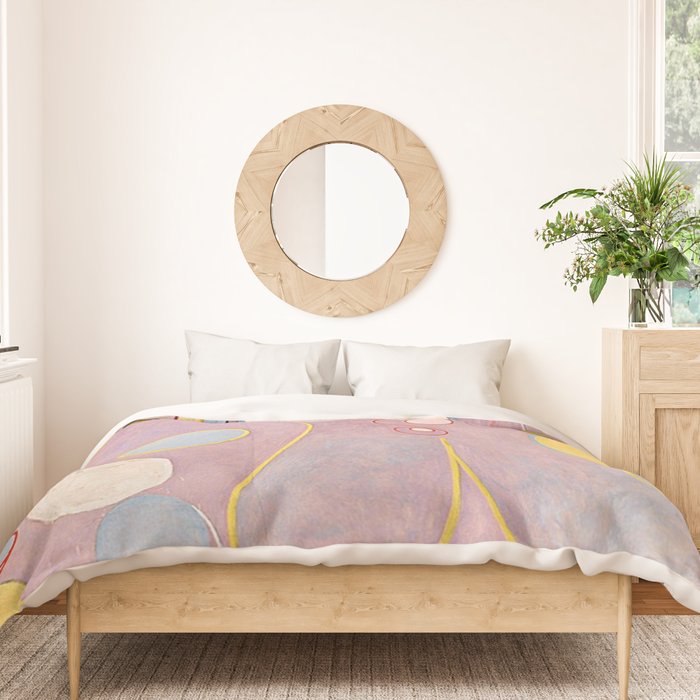 Hilma af Klint - The Ten Largest, No. 8, Adulthood Duvet Cover Gallery Image 3