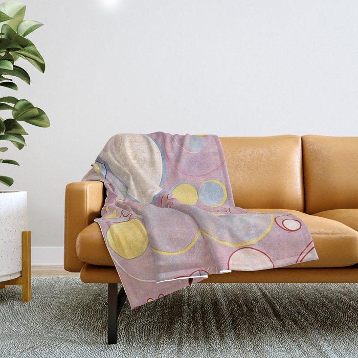 Hilma af Klint - The Ten Largest, No. 8, Adulthood Throw Blanket Gallery Image 1