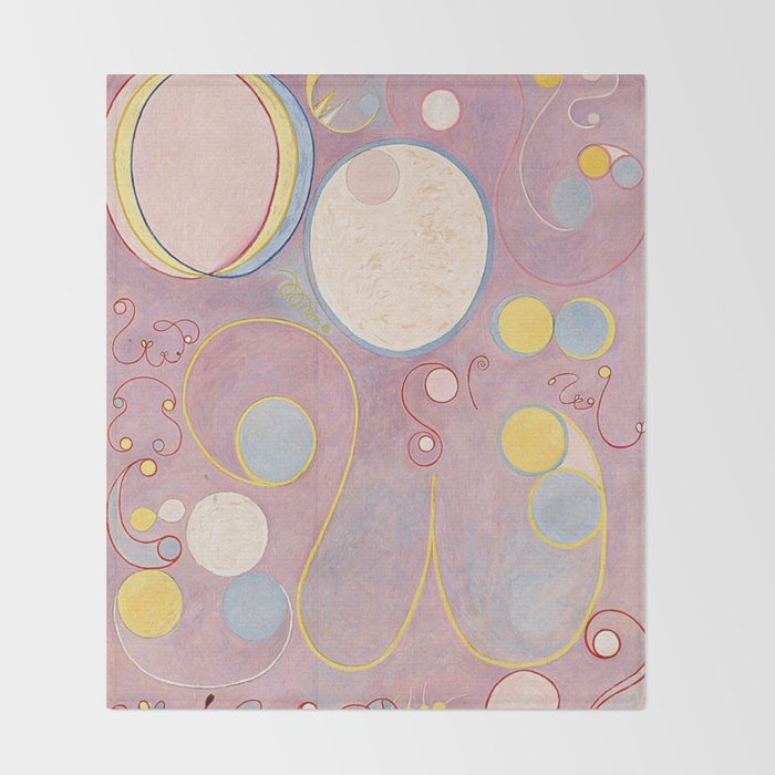 Hilma af Klint - The Ten Largest, No. 8, Adulthood Throw Blanket Gallery Image 2