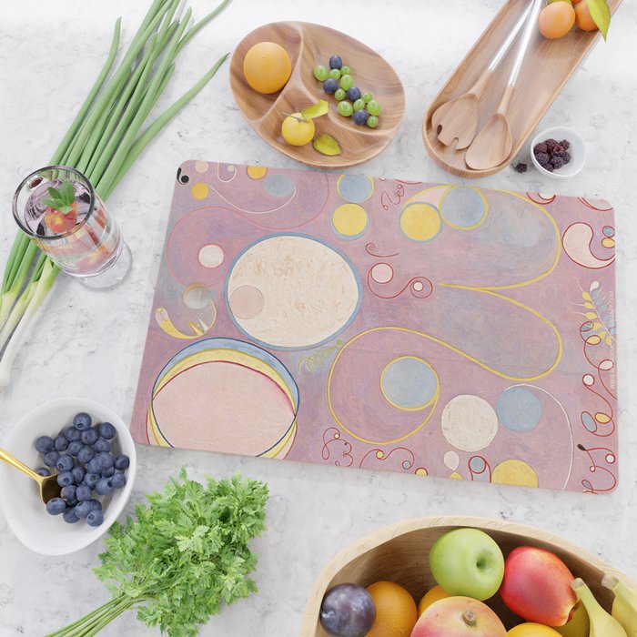 Hilma af Klint - The Ten Largest, No. 8, Adulthood Cutting Board Gallery Image 2