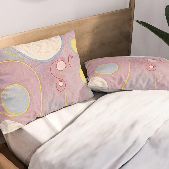 Hilma af Klint - The Ten Largest, No. 8, Adulthood Pillow Sham Gallery Image 2