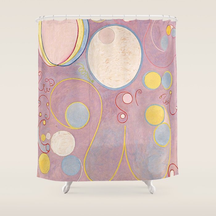 Hilma af Klint - The Ten Largest, No. 8, Adulthood Shower Curtain Gallery Image 1