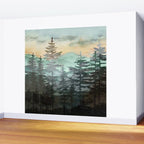 Pine Trees Wall Mural Gallery Image 2
