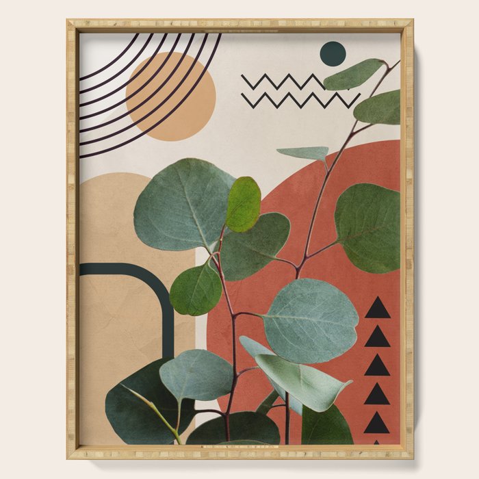 Nature Geometry 17 Serving Tray Gallery Image 1