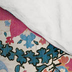 Large Medallion Bokhara Suzani  Uzbekistan Embroidery Print Comforter Gallery Image 4