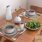 Leaves Minimalism - Brown Gold Placemat Gallery Image 2