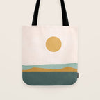 Minimal Line Scape III Tote Bag Gallery Image 1