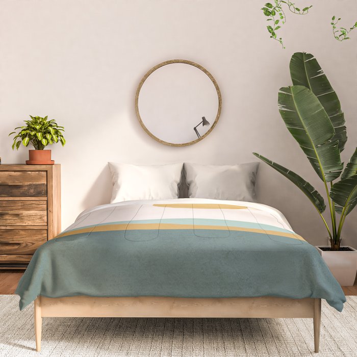 Minimal Line Scape III Comforter Gallery Image 3