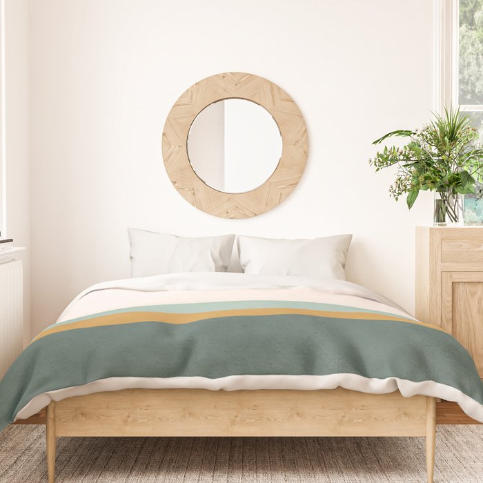 Minimal Line Scape III Duvet Cover Gallery Image 3