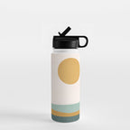 Minimal Line Scape III Water Bottle Gallery Image 1