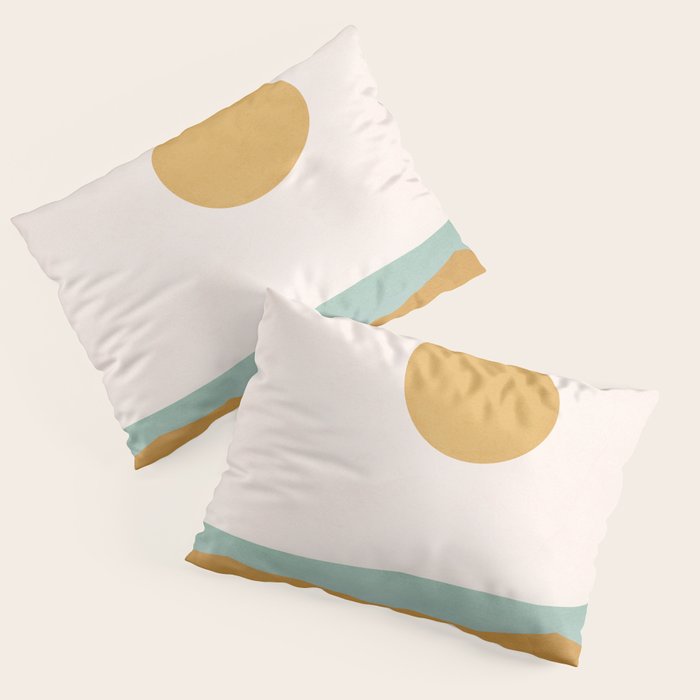 Minimal Line Scape III Pillow Sham Gallery Image 3