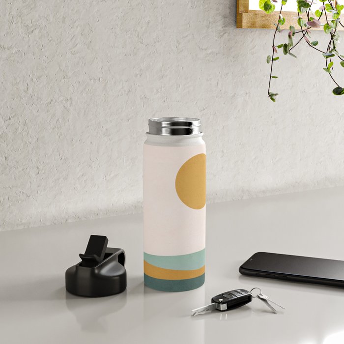 Minimal Line Scape III Water Bottle Gallery Image 4