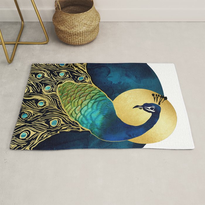 Golden Peacock Rug Gallery Image 1