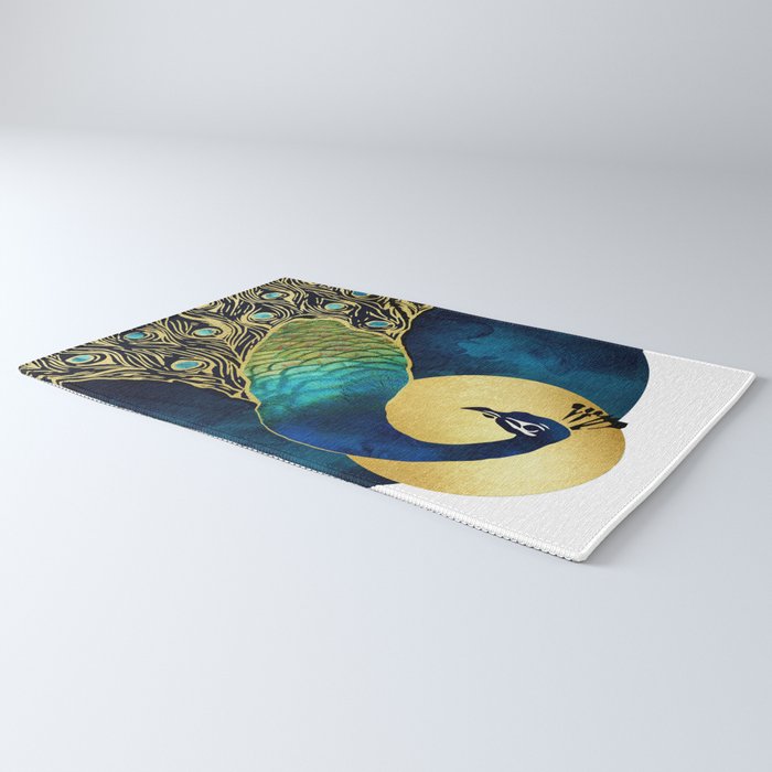 Golden Peacock Rug Gallery Image 3