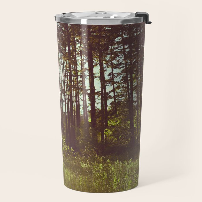 Summer Forest Sunlight - Nature Photography Travel Mug Gallery Image 2