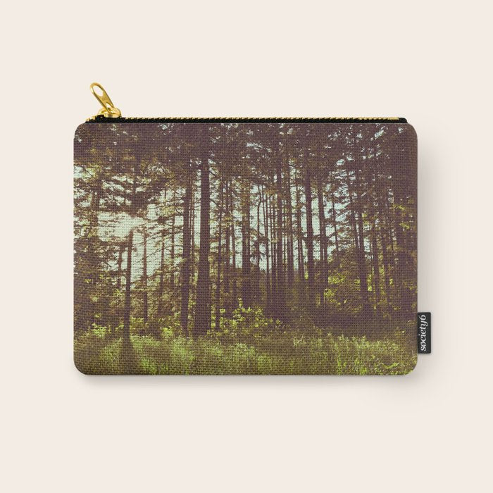 Summer Forest Sunlight - Nature Photography Carry All Pouch Gallery Image 1