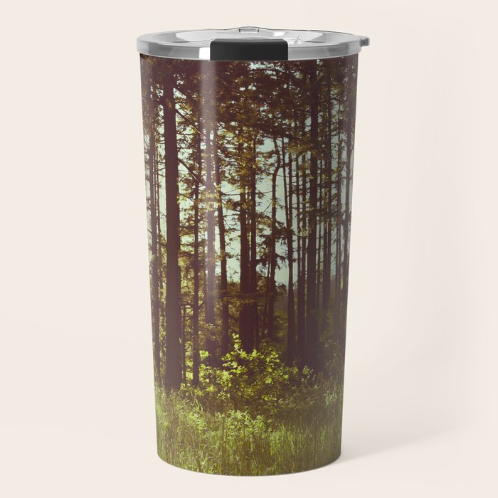 Summer Forest Sunlight - Nature Photography Travel Mug Gallery Image 1