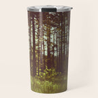 Summer Forest Sunlight - Nature Photography Travel Mug Gallery Image 1