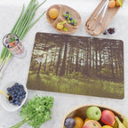 Summer Forest Sunlight - Nature Photography Cutting Board Gallery Image 2