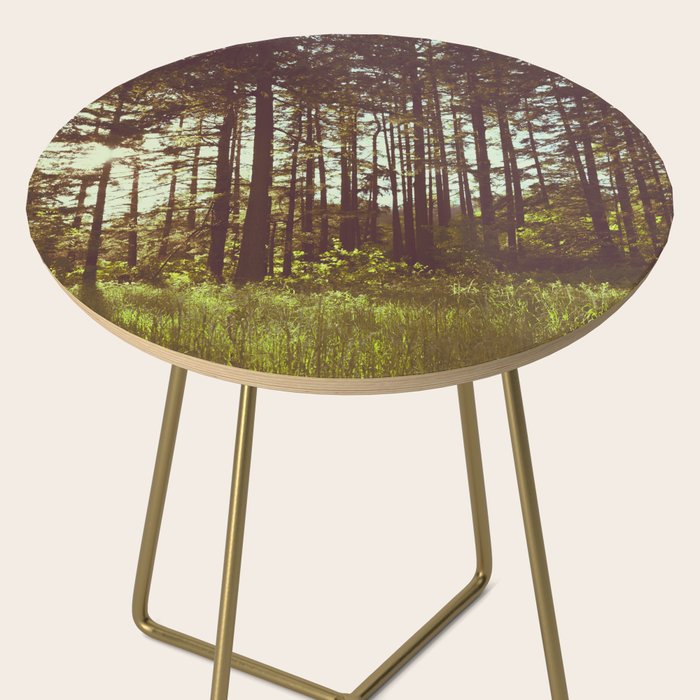 Summer Forest Sunlight - Nature Photography Side Table Gallery Image 2