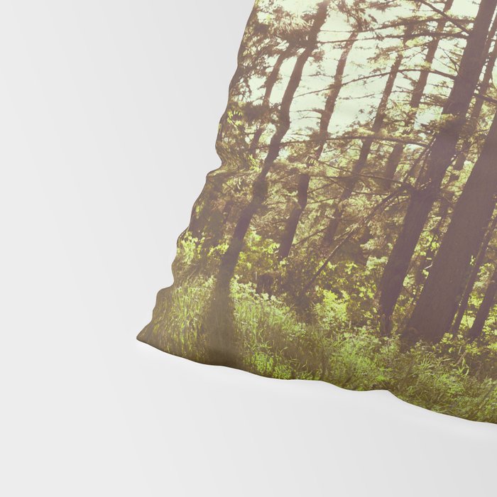 Summer Forest Sunlight - Nature Photography Pillow Sham Gallery Image 4