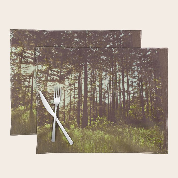 Summer Forest Sunlight - Nature Photography Placemat Gallery Image 1