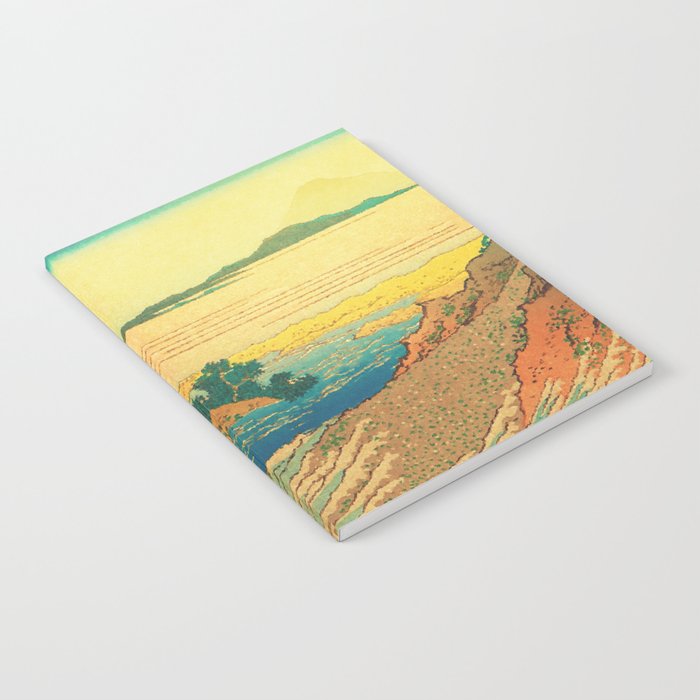 Waters of Goh - Ocean Nature Landscape in Yellow and Blue Notebook Gallery Image 2