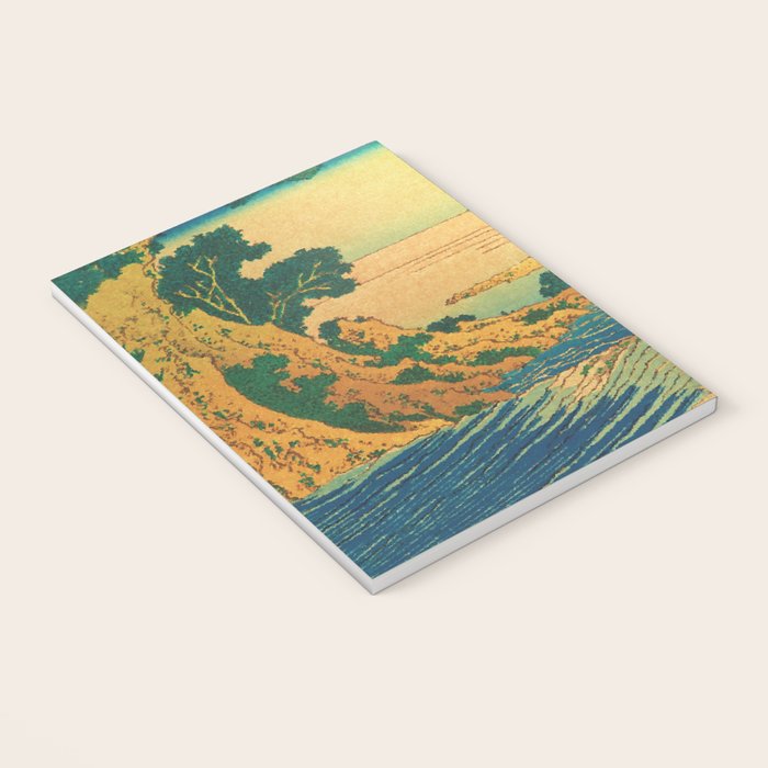 Waters of Goh - Ocean Nature Landscape in Yellow and Blue Notebook Gallery Image 3