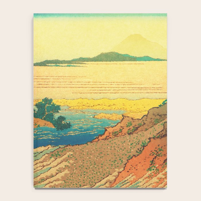 Waters of Goh - Ocean Nature Landscape in Yellow and Blue Notebook Gallery Image 4