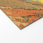 Waters of Goh - Ocean Nature Landscape in Yellow and Blue Welcome Mat Gallery Image 2
