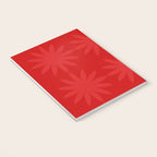Red Star flower 2 Notebook Gallery Image 3