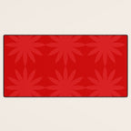 Red Star flower 2 Desk Mat Gallery Image 3