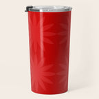 Red Star flower 2 Travel Mug Gallery Image 3