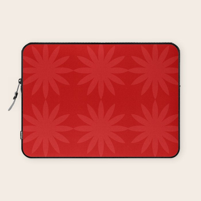 Red Star flower 2 Laptop Sleeve Gallery Image 1