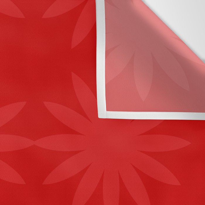 Red Star flower 2 Wall Tapestry Gallery Image 3