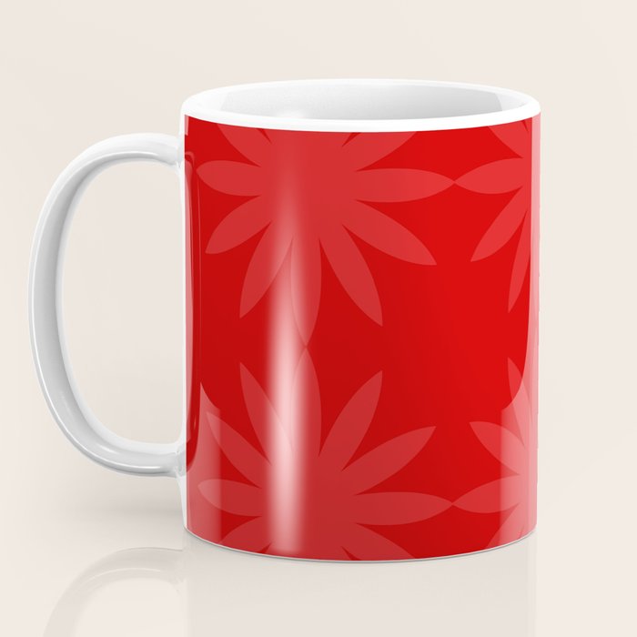 Red Star flower 2 Coffee Mug Gallery Image 3