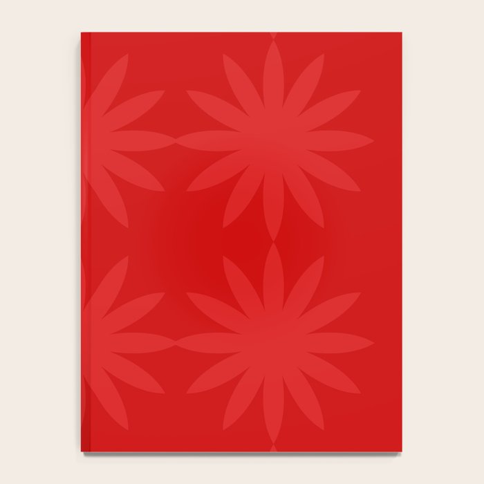 Red Star flower 2 Notebook Gallery Image 4
