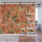 Magic Tulips Pattern VIII Wall Mural Gallery Image 1