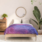 Nebula Galaxy Watercolor Space Sky Comforter Gallery Image 3