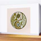 Capricorn Yin Yang Wall Mural Gallery Image 2
