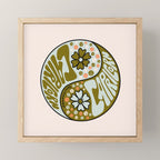 Capricorn Yin Yang Mini Art Print Gallery Image 1