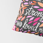 Always Remember - Pink & Charcoal Palette Pillow Sham Gallery Image 4