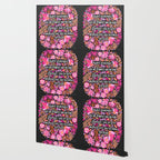 Always Remember - Pink & Charcoal Palette Wallpaper Gallery Image 2