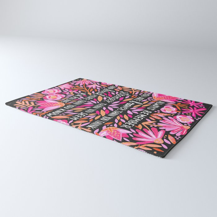 Always Remember - Pink & Charcoal Palette Rug Gallery Image 3