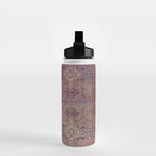 Antique Persian Golden Plum Rose Kirman Rug Print Water Bottle Gallery Image 2
